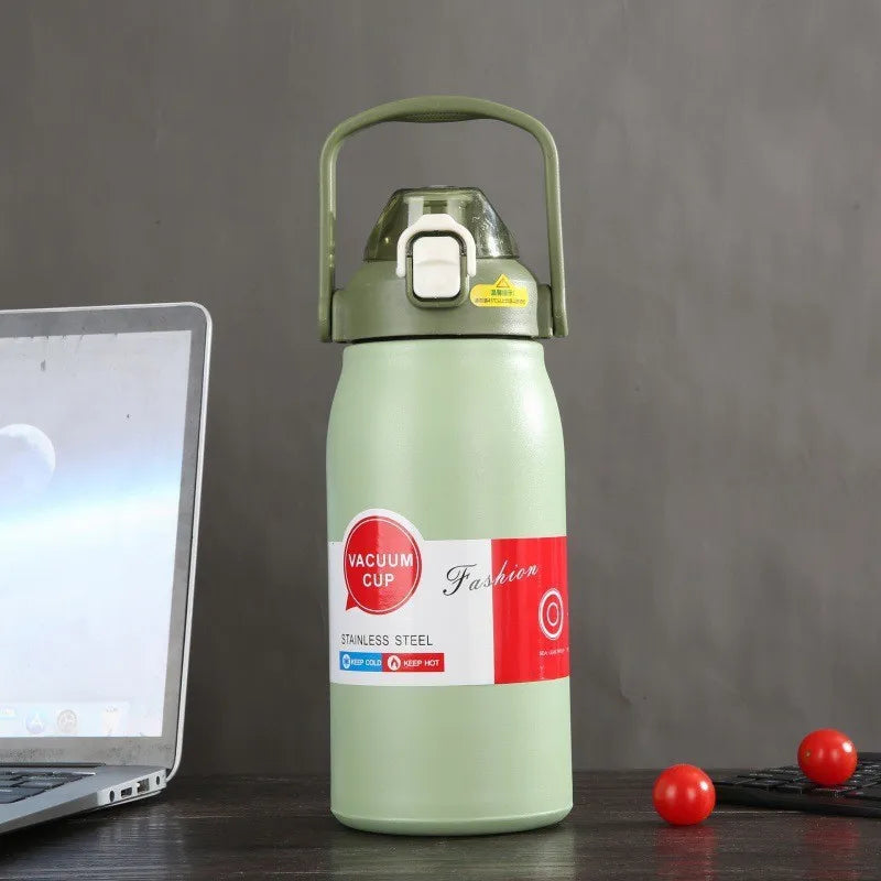 1500ML Stainless Steel Thermo Bottle – Large Capacity Portable Thermal Tumbler