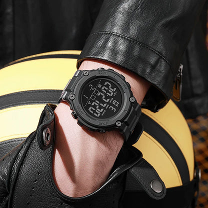 Digital Sports Watch for Men Waterproof Luminous Men's Sport Watches Alarm Clock Military Kids Student Electronic Watches ﻿ - BeeTrendyShop.COM