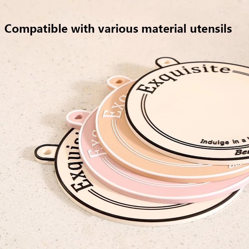 Tableware Heat Insulation Mats – Anti-Slip Oil-Resistant Table Mats for Plates, Pots, Bowls & Cups