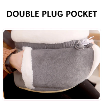 Plush Pet Carrier Backpack – Warm & Portable for Cats & Dogs
