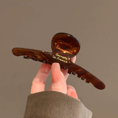 Acetate Leopard Hair Claw Clip – Chic Barrette for Women & Girls