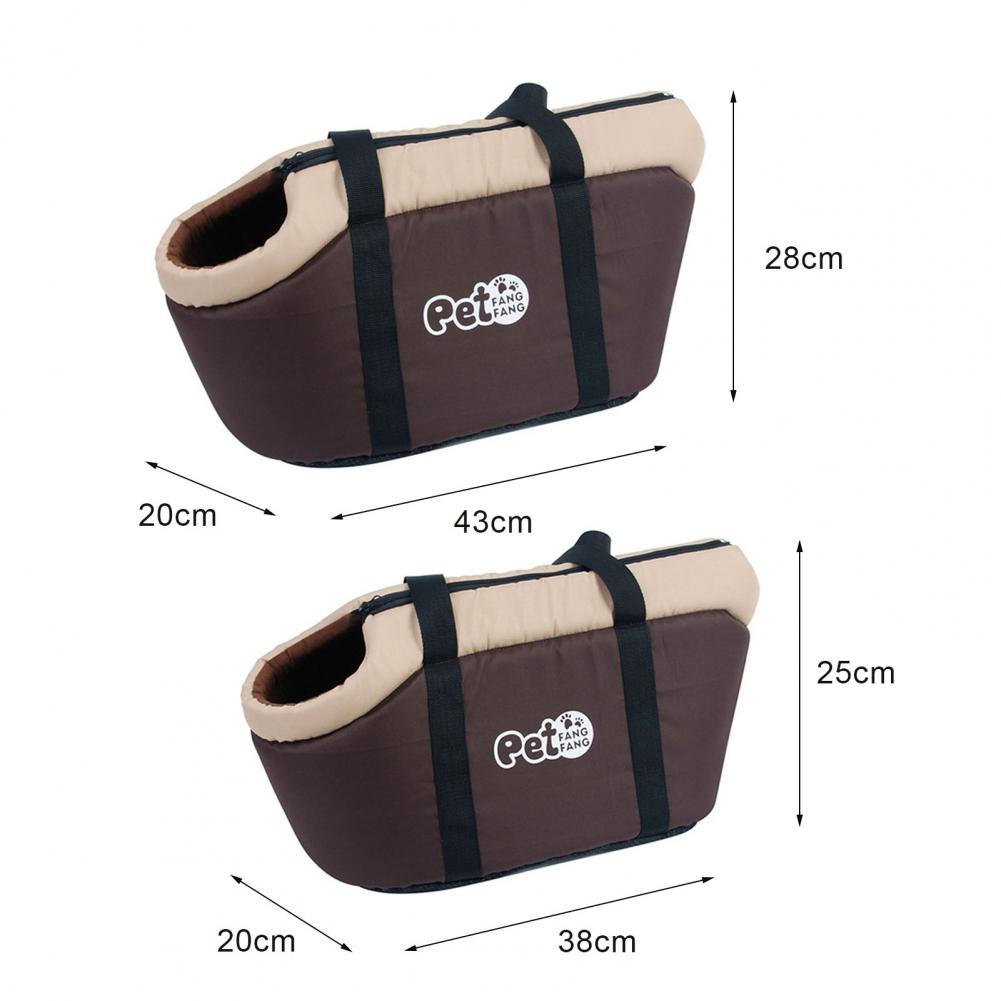 Pet Carrier Bag – Soft-Sided Travel Tote for Small Dogs & Cats