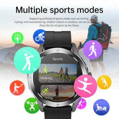 S4 Ultra Outdoor Sport Smartwatch – AMOLED HD, NFC, GPS, Heart Rate, Bluetooth Call
