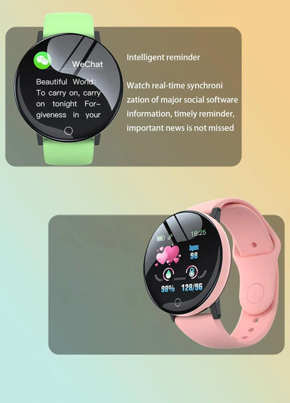 D18 Multifunctional Smartwatch – Bluetooth, Music Control, Fitness Bracelet, Sleep Monitor for Men & Women