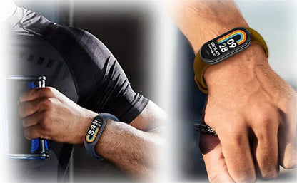 Silicone Sport Watchband for Xiaomi Mi Band 8 & 9 NFC – Waterproof Replacement Strap