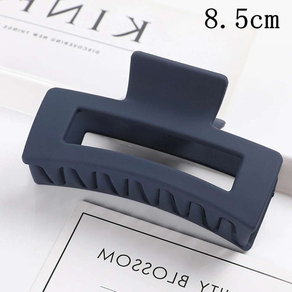 Korean Large Plastic Hair Claw Clip – Fashion Crab Barrette for Women & Girls