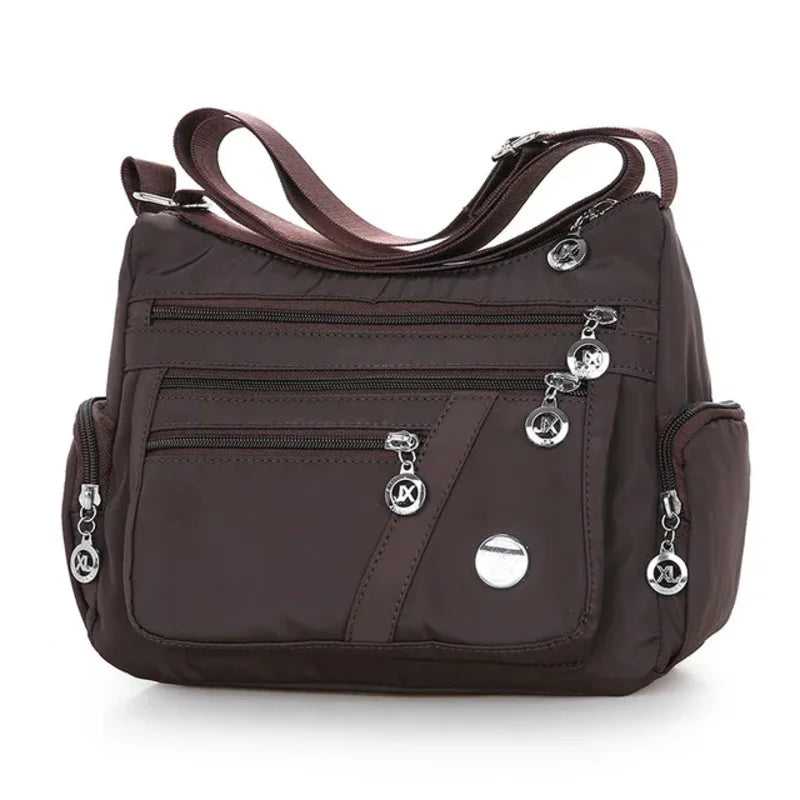 Women's casual large capacity crossbody bag, multifunctional waterproof shoulder bag, shopping handbag - BeeTrendyShop.COM