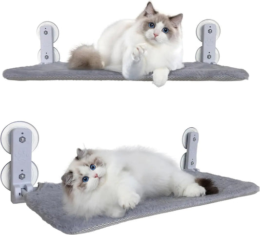 9-Style Window Cat Hammock - Cozy Hanging Bed with Strong Suction Cups