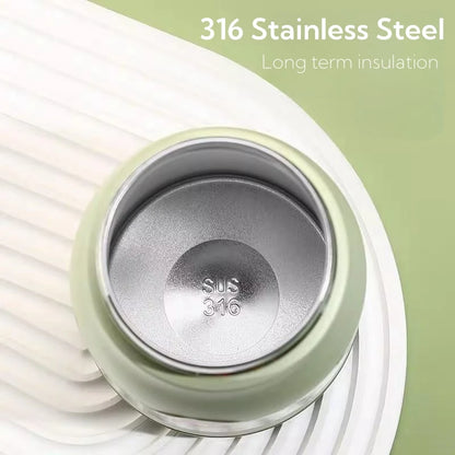 1000ML Stainless Steel Thermos Bottle with Straw – Large Capacity Sports Cup
