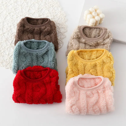 Cute Dog & Cat Sweater - Cozy Knit Hoodie with Harness Hole for Small Dogs - BeeTrendyShop.COM