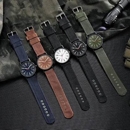 Luminous Men Sport Military Watch Shock Resistant Wristwatches Simple Nylon Band Male Army Wrist Watch Quartz Relogio Masculino - BeeTrendyShop.COM