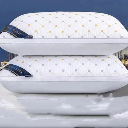 Polyester Pillow Insert for Adults - Hotel & Home Use, Soft White Rectangular Bedding Core, Durable Pillow for Dorm & Household - BeeTrendyShop.COM
