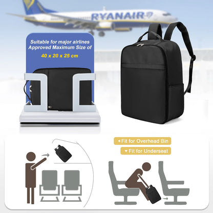 Ryanair Backpack 40x20x25 – Cabin Bag Approved Carry-On Travel Backpack