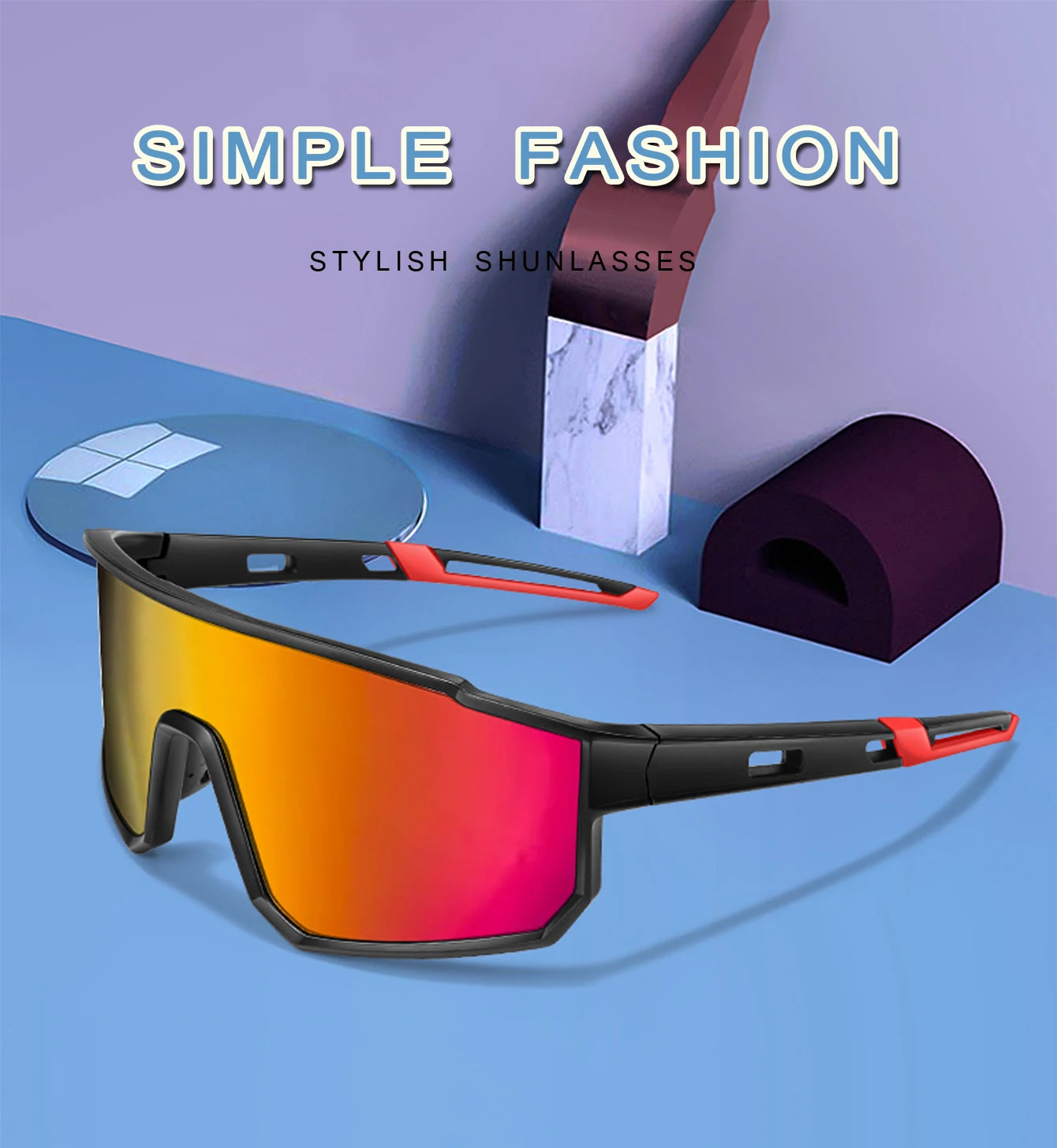 Windproof Fishing Sunglasses – UV400 Outdoor Sport Running & Cycling Eyewear