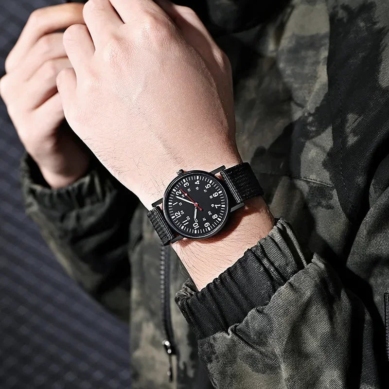 Luminous Men Sport Military Watch Shock Resistant Wristwatches Simple Nylon Band Male Army Wrist Watch Quartz Relogio Masculino - BeeTrendyShop.COM