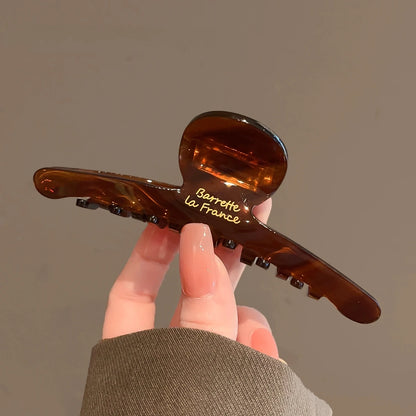 Acetate Leopard Hair Claw Clip – Chic Barrette for Women & Girls