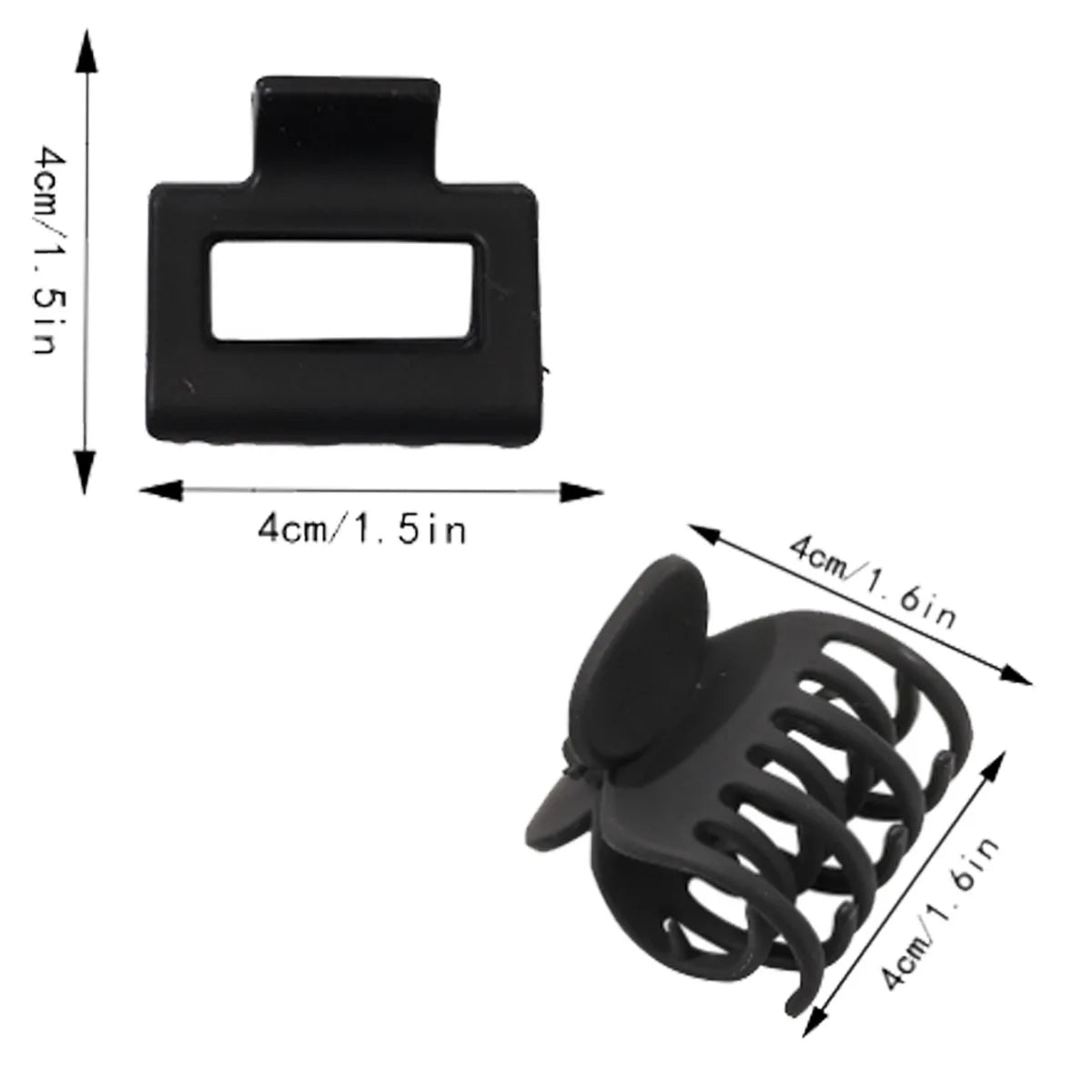8Pcs Medium Hair Claw Clips – Matte Jaw Clips for Thin Hair (Women & Girls)