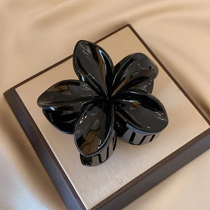 Large Flower Hair Claw Clip – Matte Sweet Barrette for Women & Girls