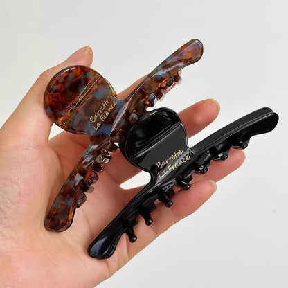 Acetate Leopard Hair Claw Clip – Chic Barrette for Women & Girls