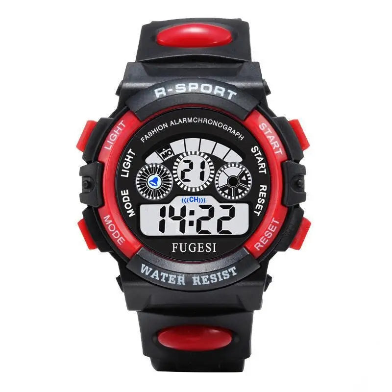 Electronic Watch for Boys Girls Children Luminous Dial Military Sport Watches for Kids Waterproof Multi-function Digital Watch