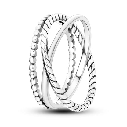925 Sterling Silver Zircon Star Geometric Ring – Engagement Jewelry for Women