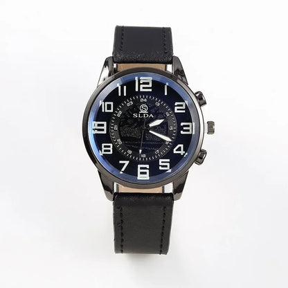 Vintage Men's Watches Sports PU Belt Watch Men's Fashion Trend Digital Student Watch Men's Quartz Watches Relogios Masculino - BeeTrendyShop.COM