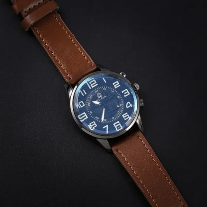 Vintage Men's Watches Sports PU Belt Watch Men's Fashion Trend Digital Student Watch Men's Quartz Watches Relogios Masculino - BeeTrendyShop.COM
