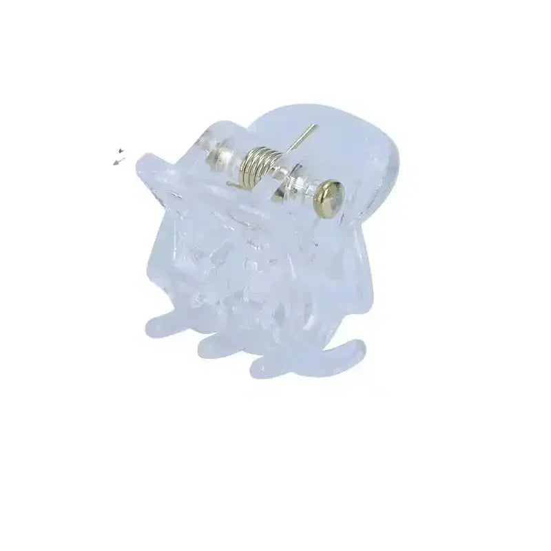 Mini Black Hair Claw Clips – Plastic Ponytail Hairpins for Women & Girls (10/20/30Pcs)
