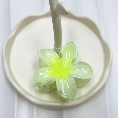 Large Flower Hair Claw Clip – Matte Sweet Barrette for Women & Girls