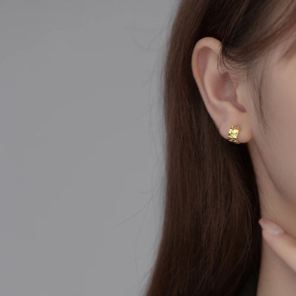 TrustDavis 925 Sterling Silver Hoop Earrings – Classic Charm Jewelry for Women & Men