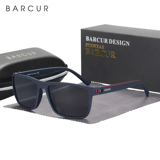 BARCUR TR90 Sports Sunglasses – Polarized Lightweight UV400 for Men