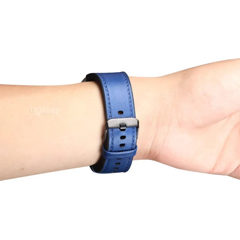 No Gaps Silicone Leather Strap for Samsung Watch 6 5 4 40mm 44mm Watch Band for Samsung Galaxy Watch5 Pro Classic 42mm 46mm Belt - BeeTrendyShop.COM