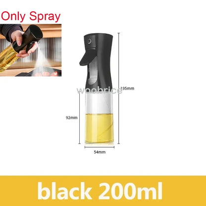 2-in-1 Kitchen Oil Sprayer & Brush – Glass Olive Oil Bottle with Anti-Leakage Design