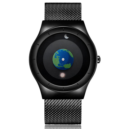 Minimalist Unisex Watch for Men Women Couple Simple Style Unique Dial Quartz Wristwatch Male Female Unique Pointer Wrist Clock - BeeTrendyShop.COM