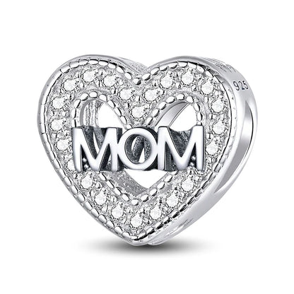 925 Sterling Silver Heart, Flower, Clover & Turtle Charm Bead – DIY Birthday Jewelry