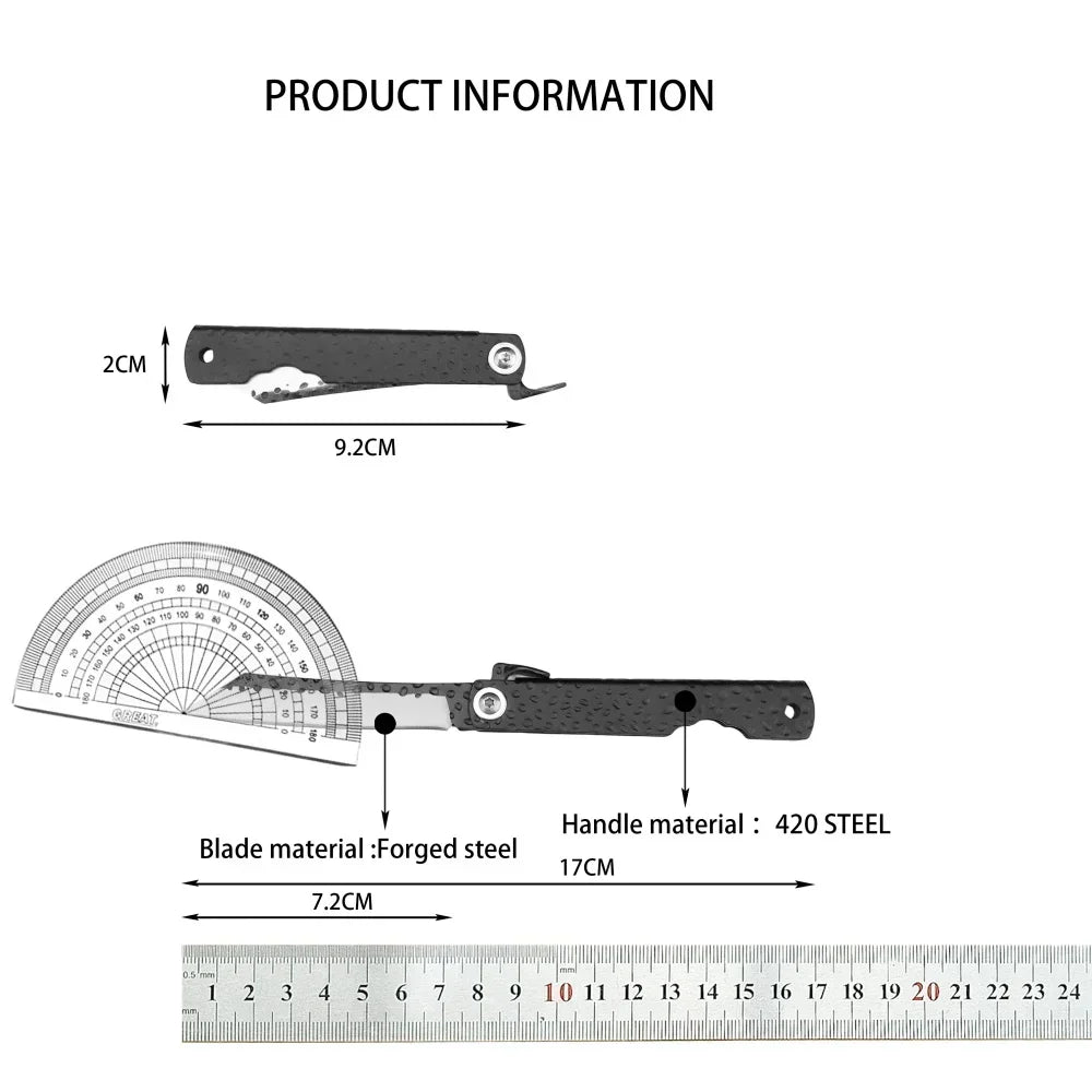 Higonokami Japanese Forged Steel Folding Knife – Outdoor Pocket Survival & EDC Tool