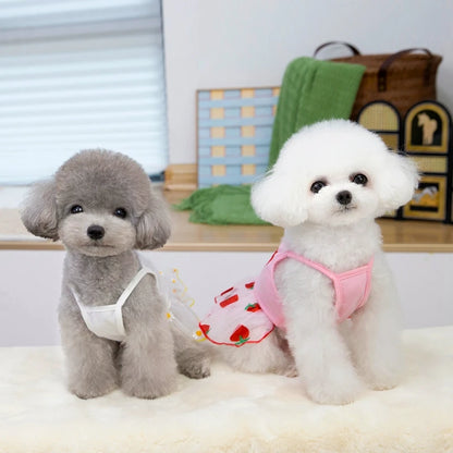 Pet Princess Tulle Dress - Spring/Summer Apparel for Small Dogs & Cats - BeeTrendyShop.COM