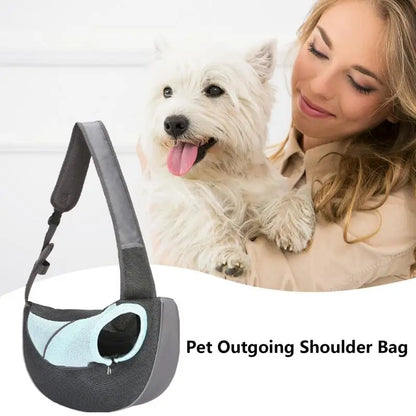 Adjustable Pet Sling Carrier – Breathable Shoulder Bag for Cats & Small Dogs