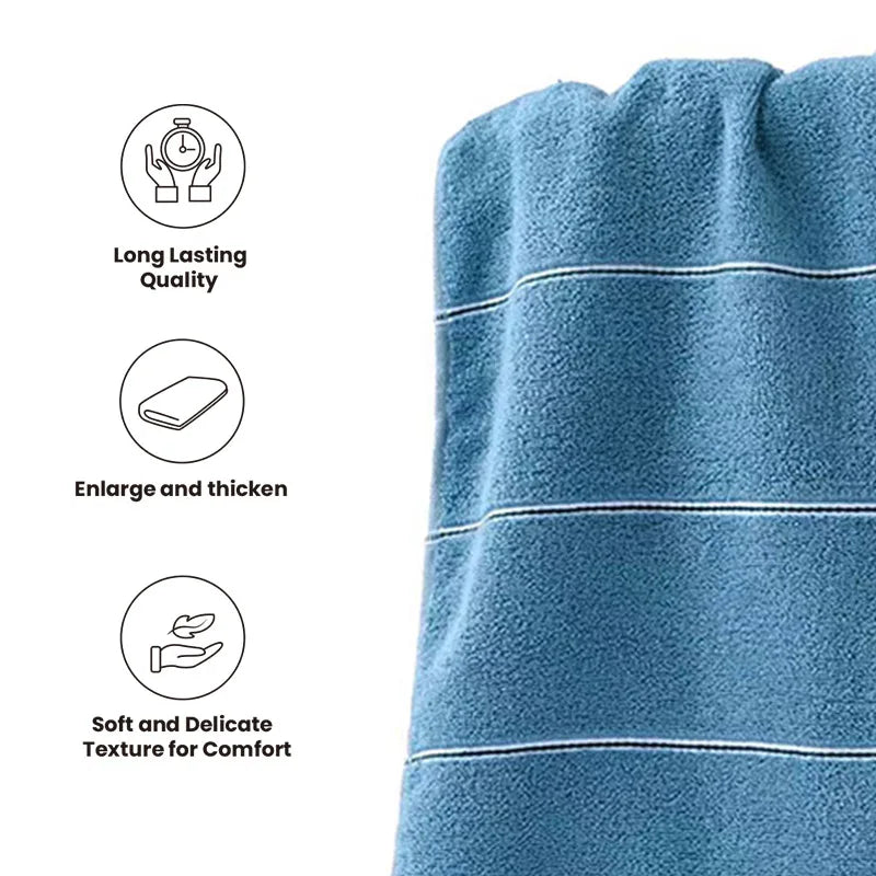 Premium 100% Cotton Bath Towel – Soft, Highly Absorbent for Home, Spa & Gym