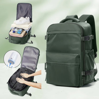 Vacuum Compression Backpack Travel Bag for Men – Space-Saving & Lightweight