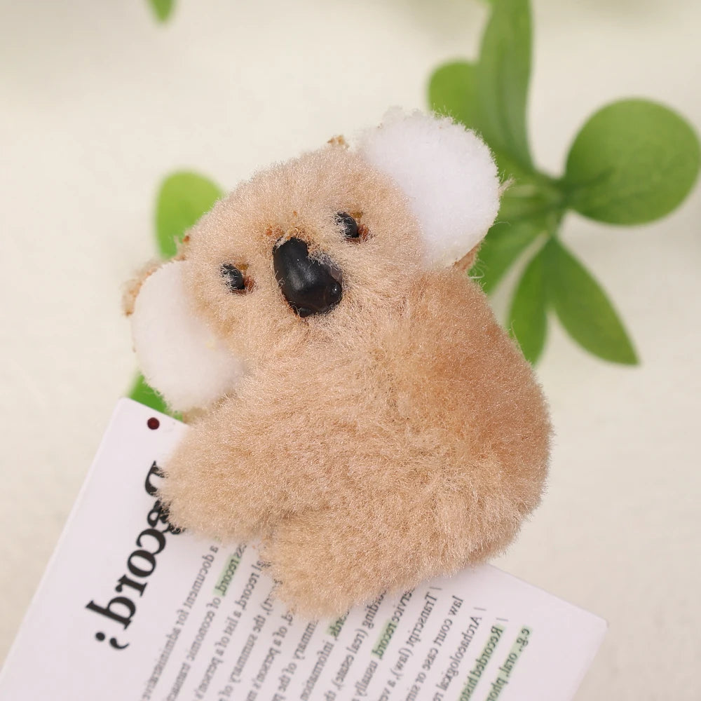 3D Plush Koala Hair Claw Clip – Cute Animal Barrette for Women & Girls