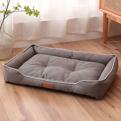 Waterproof Chew-Resistant Dog Bed - All-Season Orthopedic Mat with PP Cotton Fill - BeeTrendyShop.COM