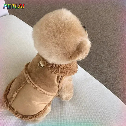Dog Vest Jacket – Luxury Soft Cotton Winter Coat for Small & Medium Dogs | Autumn Winter | XS–XL