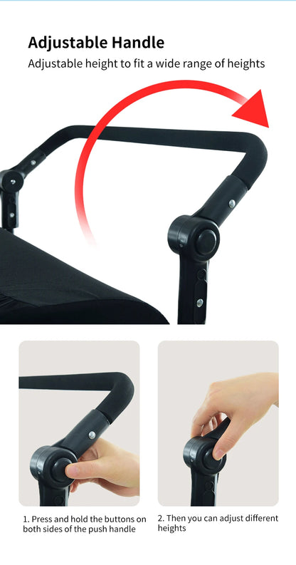 Medium and Large Dog Outing Stroller Pet Stroller Golden Hair Giant Dog Foldable Dog Assistance Car - BeeTrendyShop.COM