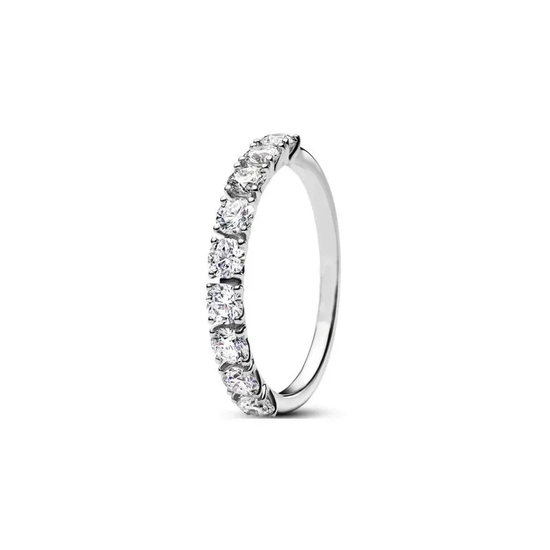 New Ring Original 925 Sterling Ring Heart Bow Sun Moon Star Flower Crown For Women Mother's Day Valentine's Day Gift DIY Jewelry