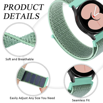 18mm Nylon Loop Strap for Garmin Venu 3S 2S 40mm Vivoactive 4S/3S Vivomove 3S Watchband For Garmin Forerunner 255S/265S Band - BeeTrendyShop.COM