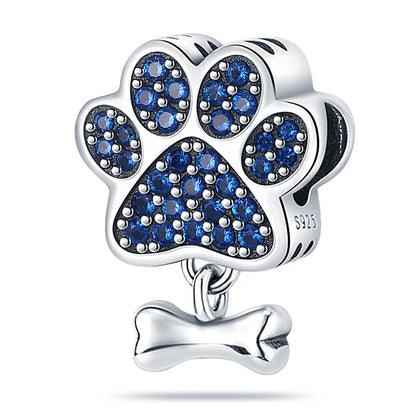925 Sterling Silver Cat & Dog Charm Bead – DIY Jewelry for Women