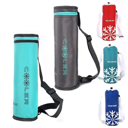Oxford Insulated Water Bottle Cover – Waterproof Thermal Cup Sleeve with Strap