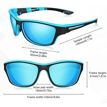 LENMOSC High Definition Polarized Sunglasses – UV400 Anti-Reflective Fishing & Sport