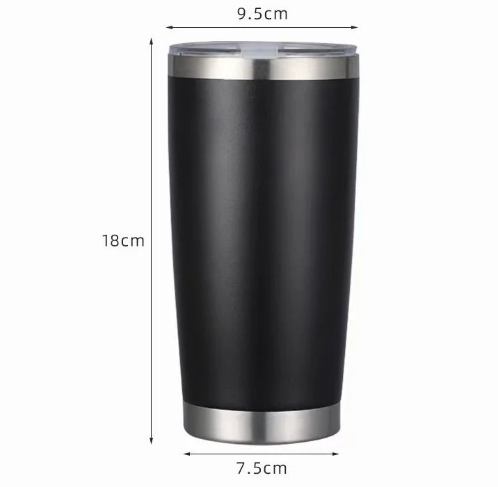 20 Oz Stainless Steel Thermal Water Bottle – Vacuum Flask for Tea, Coffee & Water